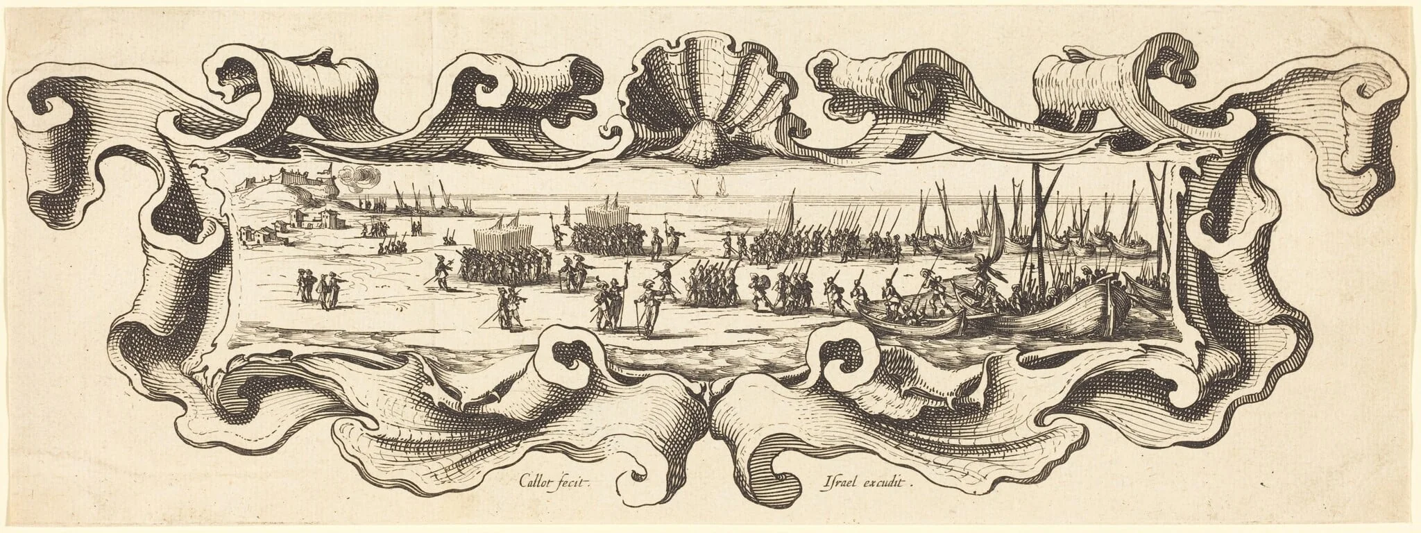The Landing of the Troops, detail