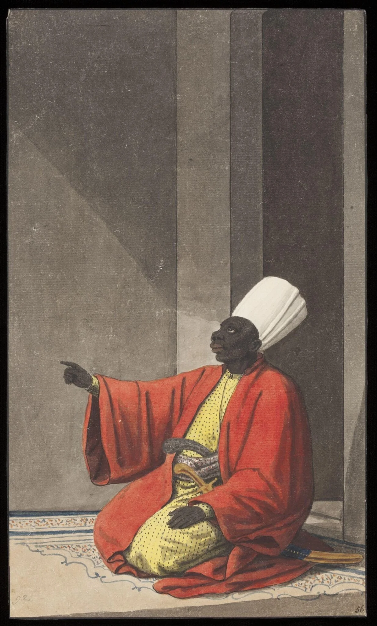 Nöbetçi, or Palace watchman, detail