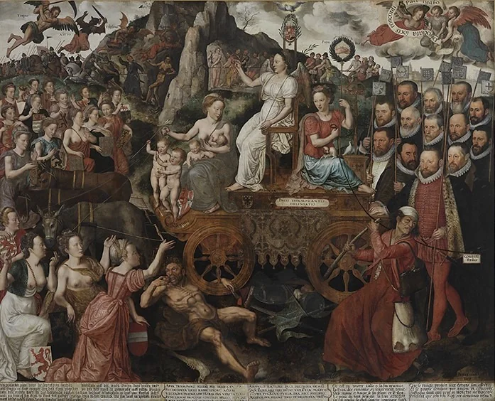 Allegory of the 1577 Peace in the Low Countries, detail