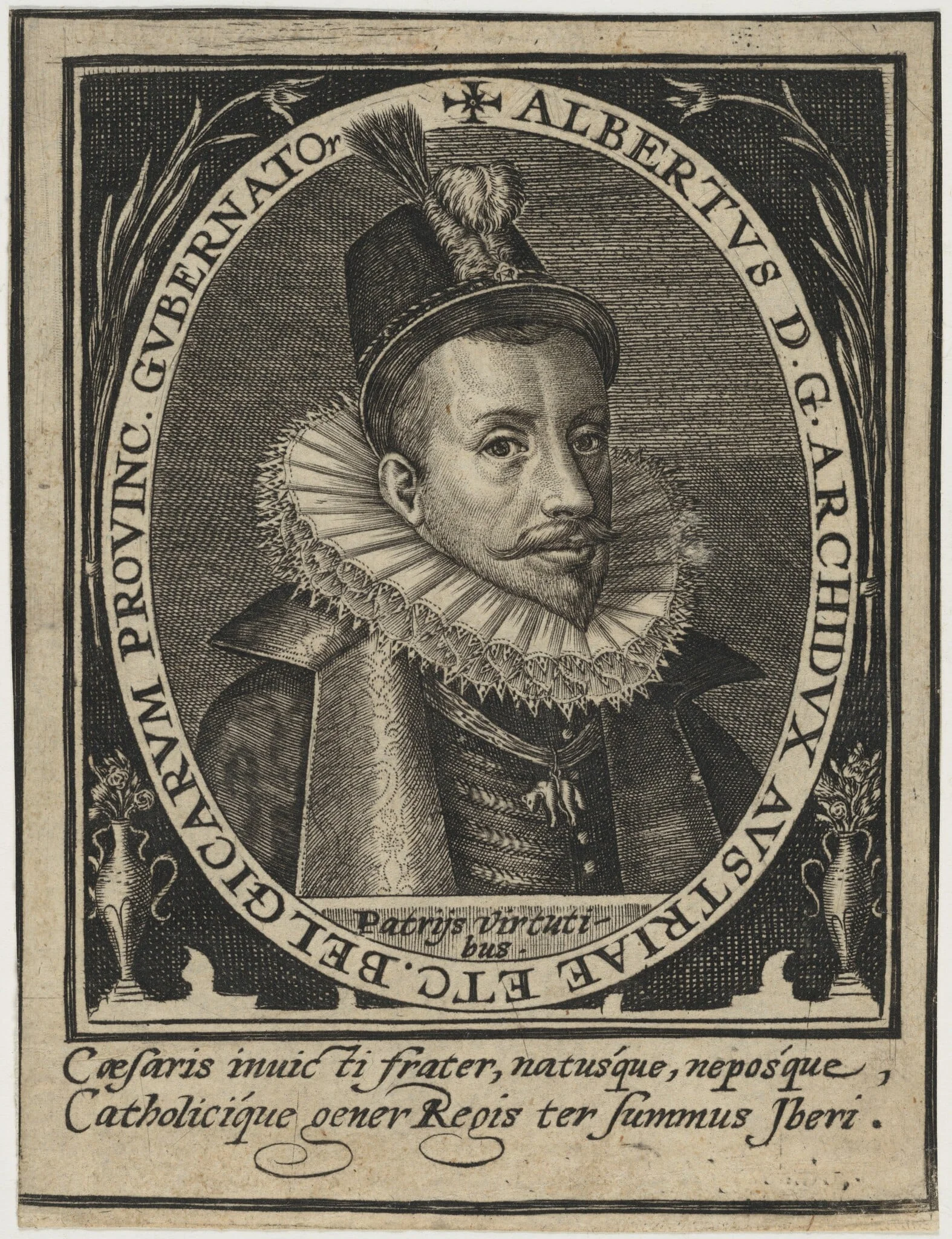 Albert VII, Archduke of Austria, detail