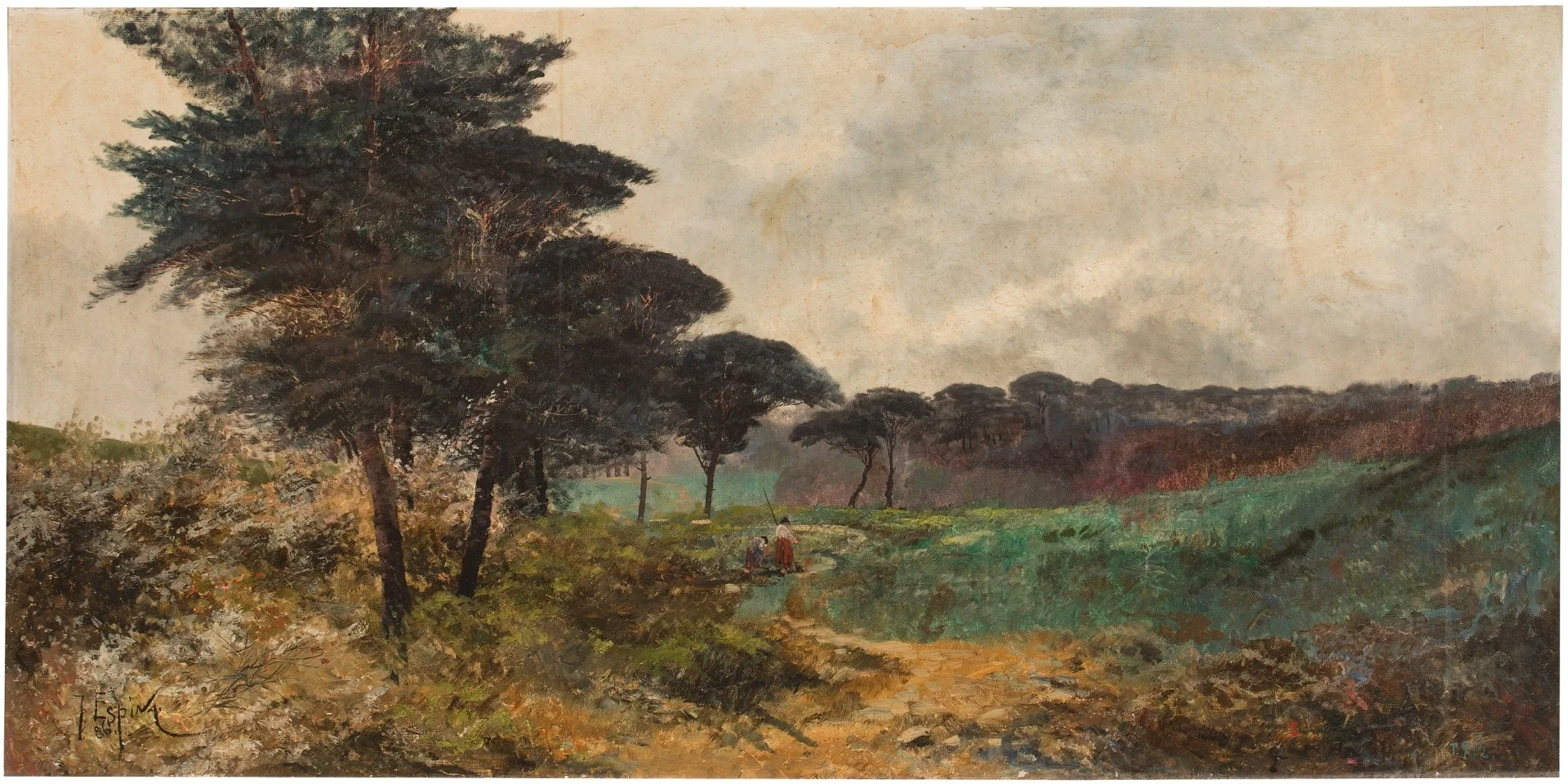 Los pinos de la Casa de Campo, detail