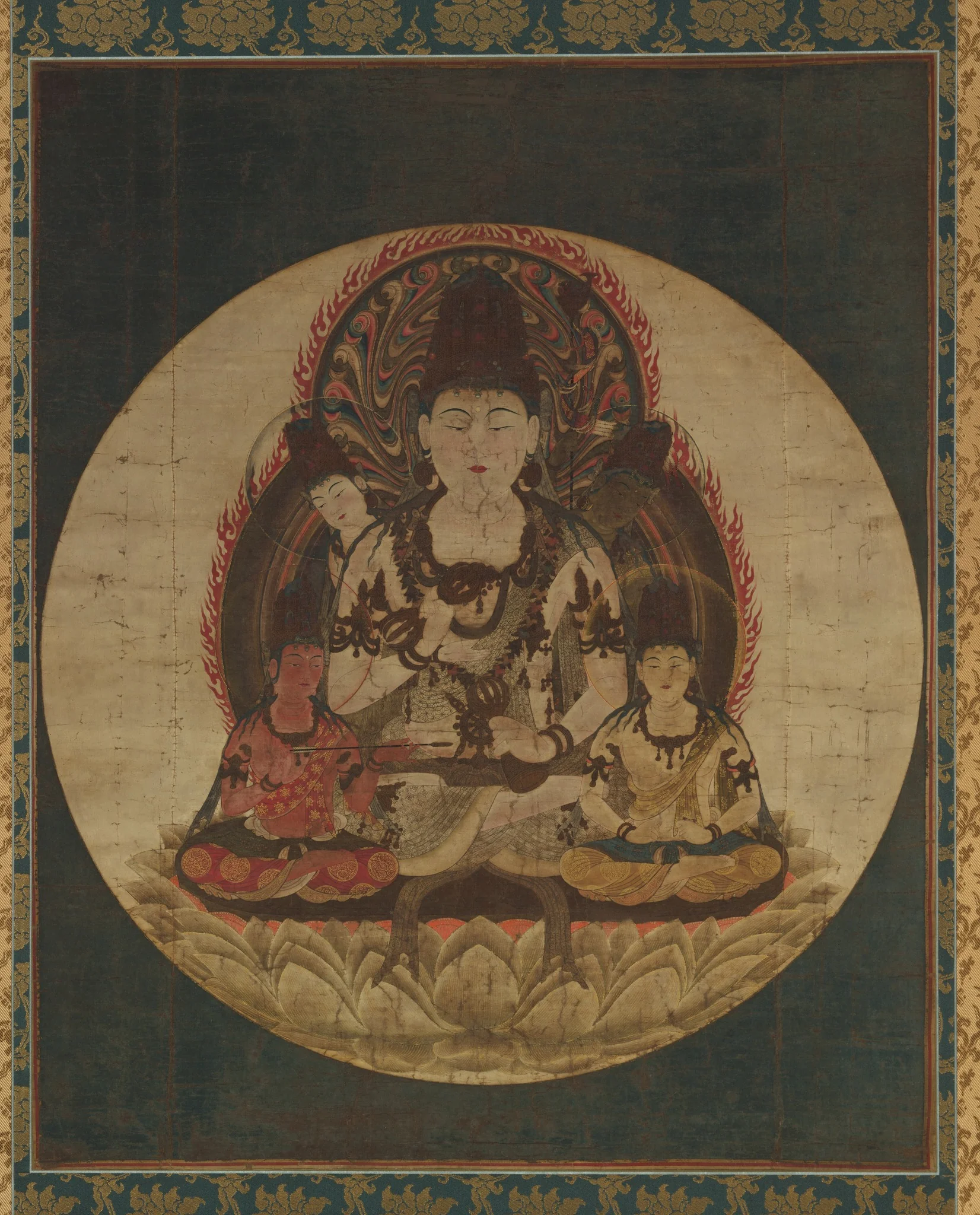 The Secret Five Bodhisattvas (Gohimitsu Bosatsu), detail