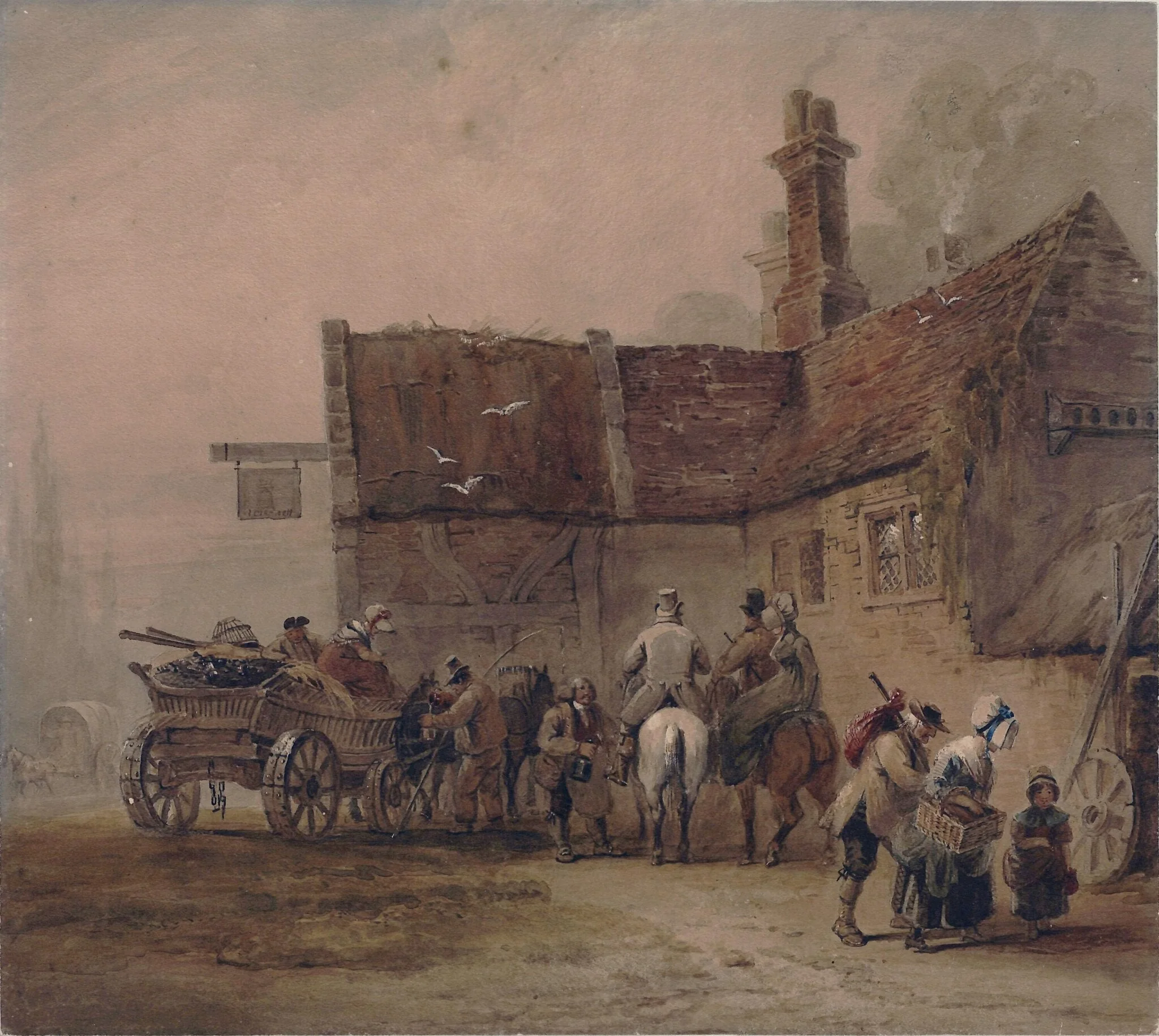 A Wayside Inn, detail