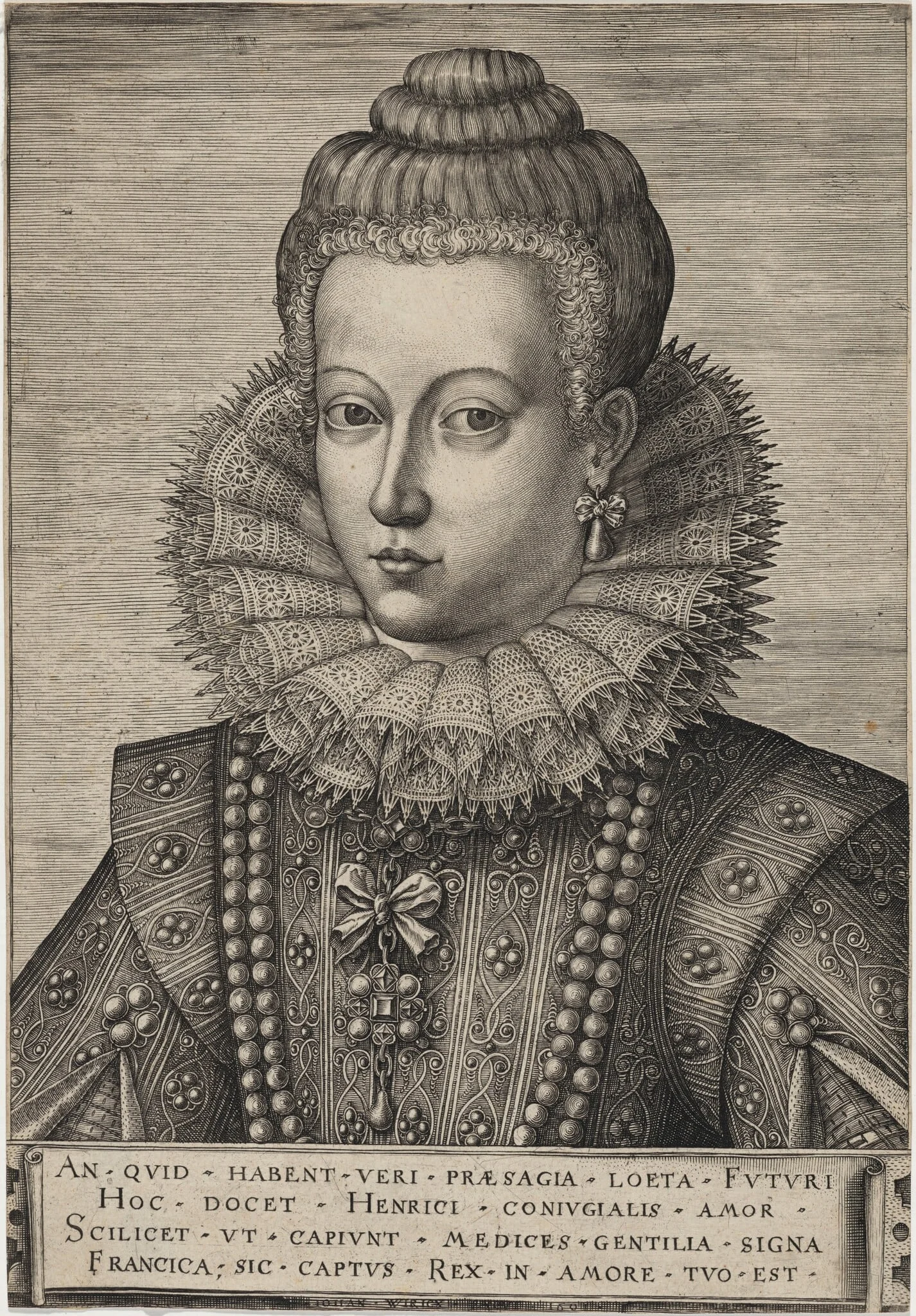 Maria de Medici, detail