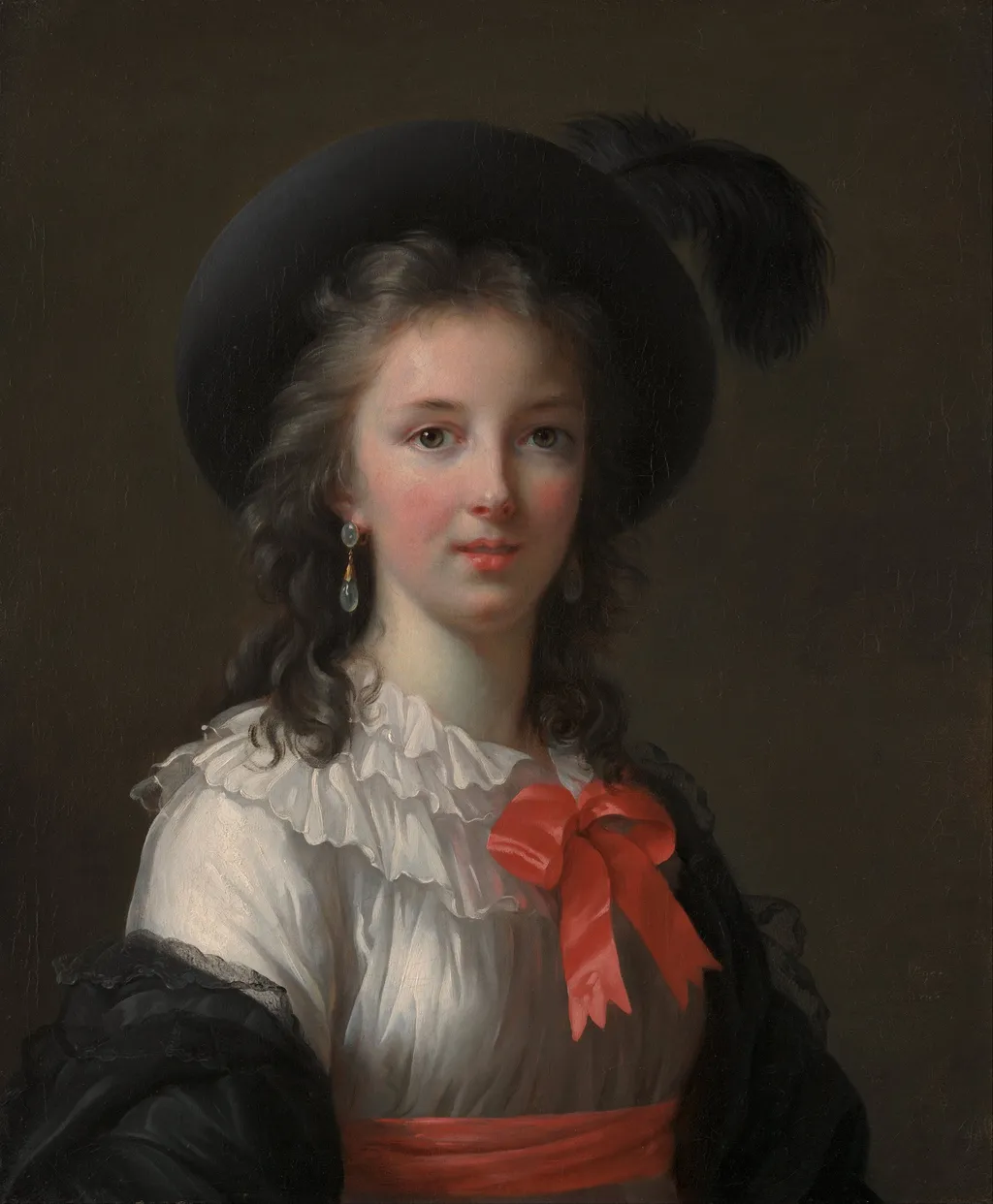 Self-portrait, by Élisabeth Louise Vigée Le Brun, oil, 1791