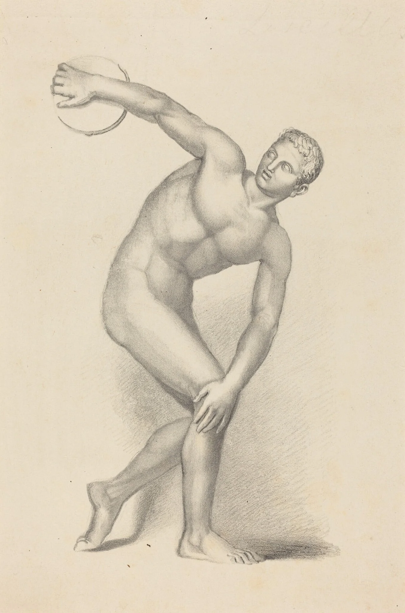 Discobulus, by Myron, detail