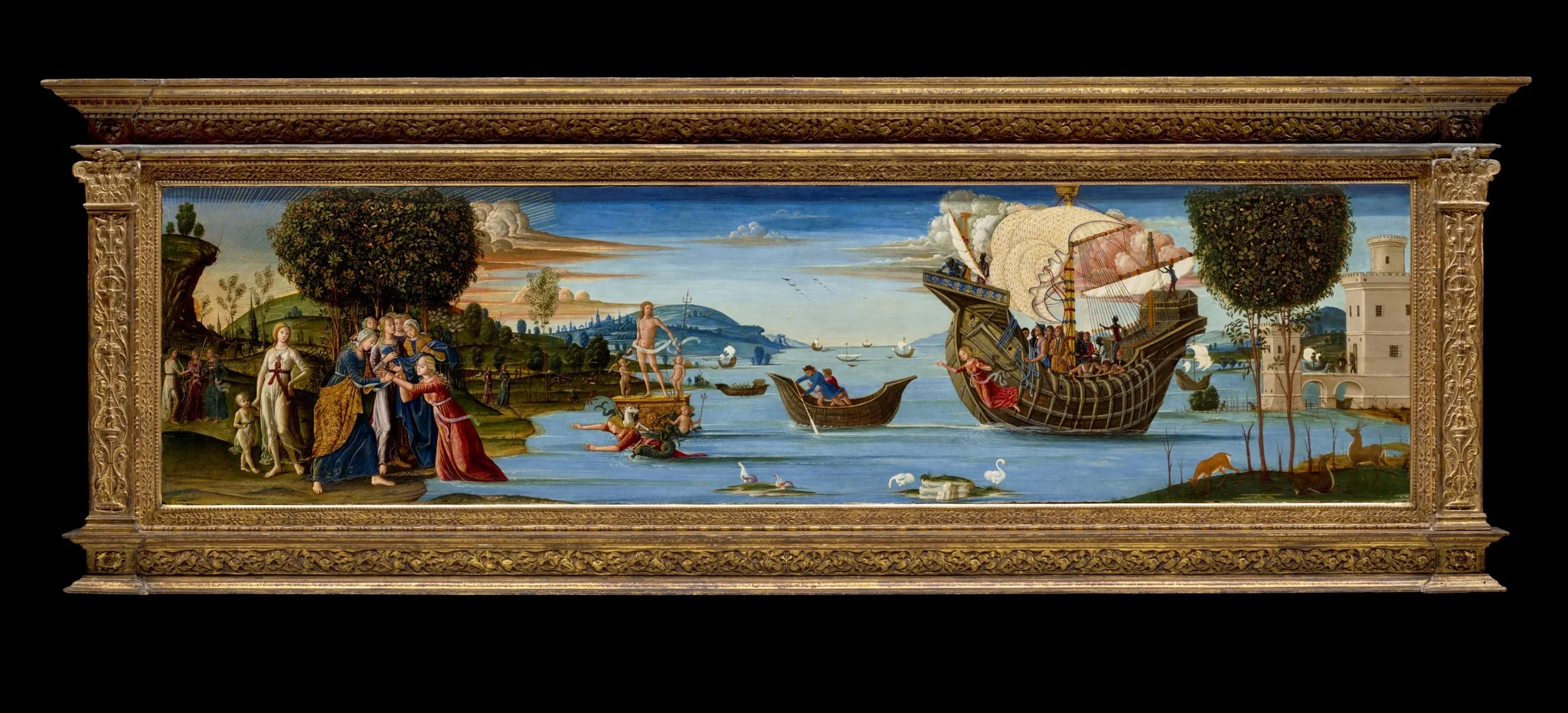 The Beloved of Enalus Sacrificed to Poseidon and Spared, detail