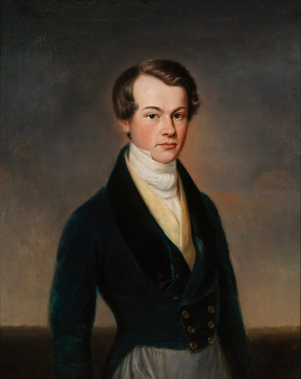 Miehen muotokuva (Axel Federley 1798 -1854), by Gustaf Wilhelm Finnberg, 1818
