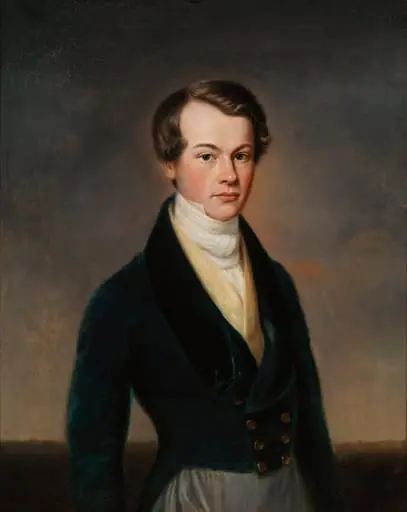 Miehen muotokuva (Axel Federley 1798 -1854), by Gustaf Wilhelm Finnberg, 1818