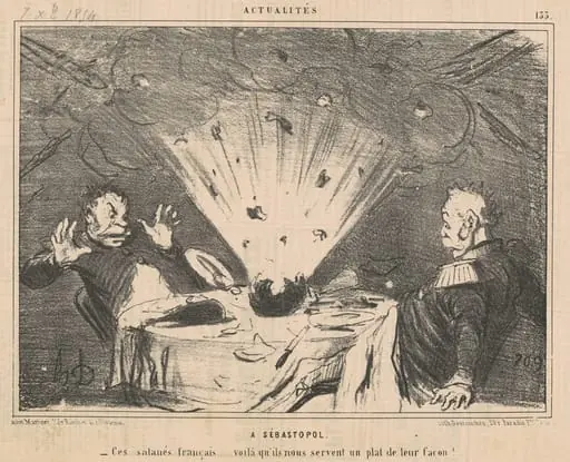 Sébastopol, by Honoré Daumier, ink, 1854