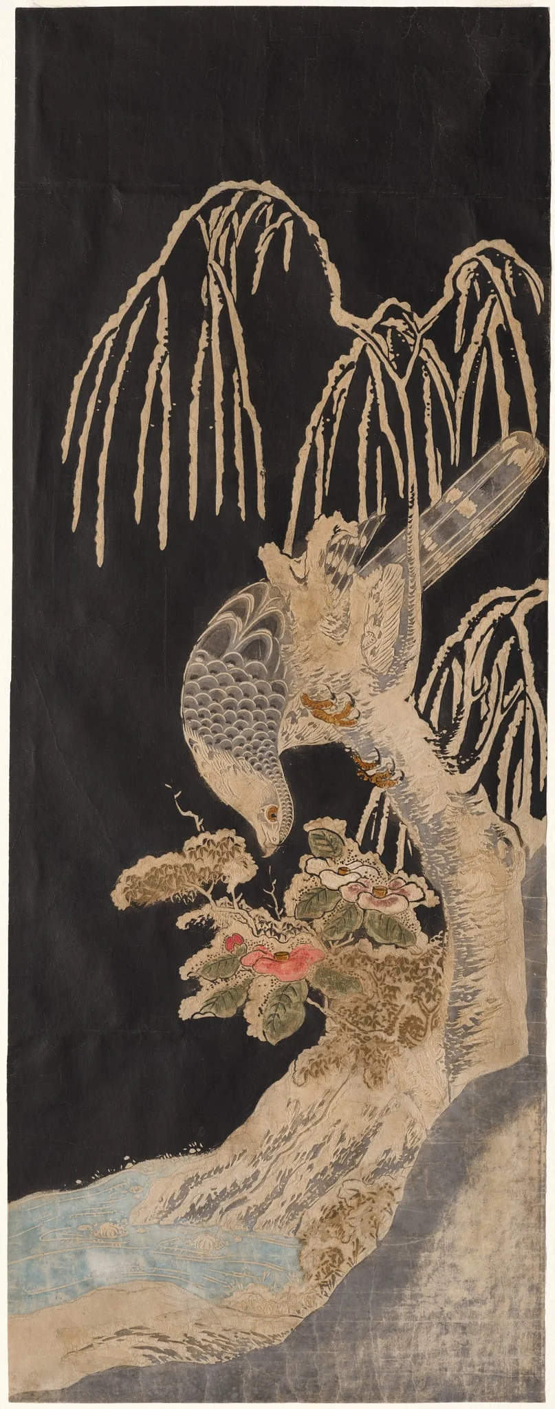 Falcon on a Willow, detail