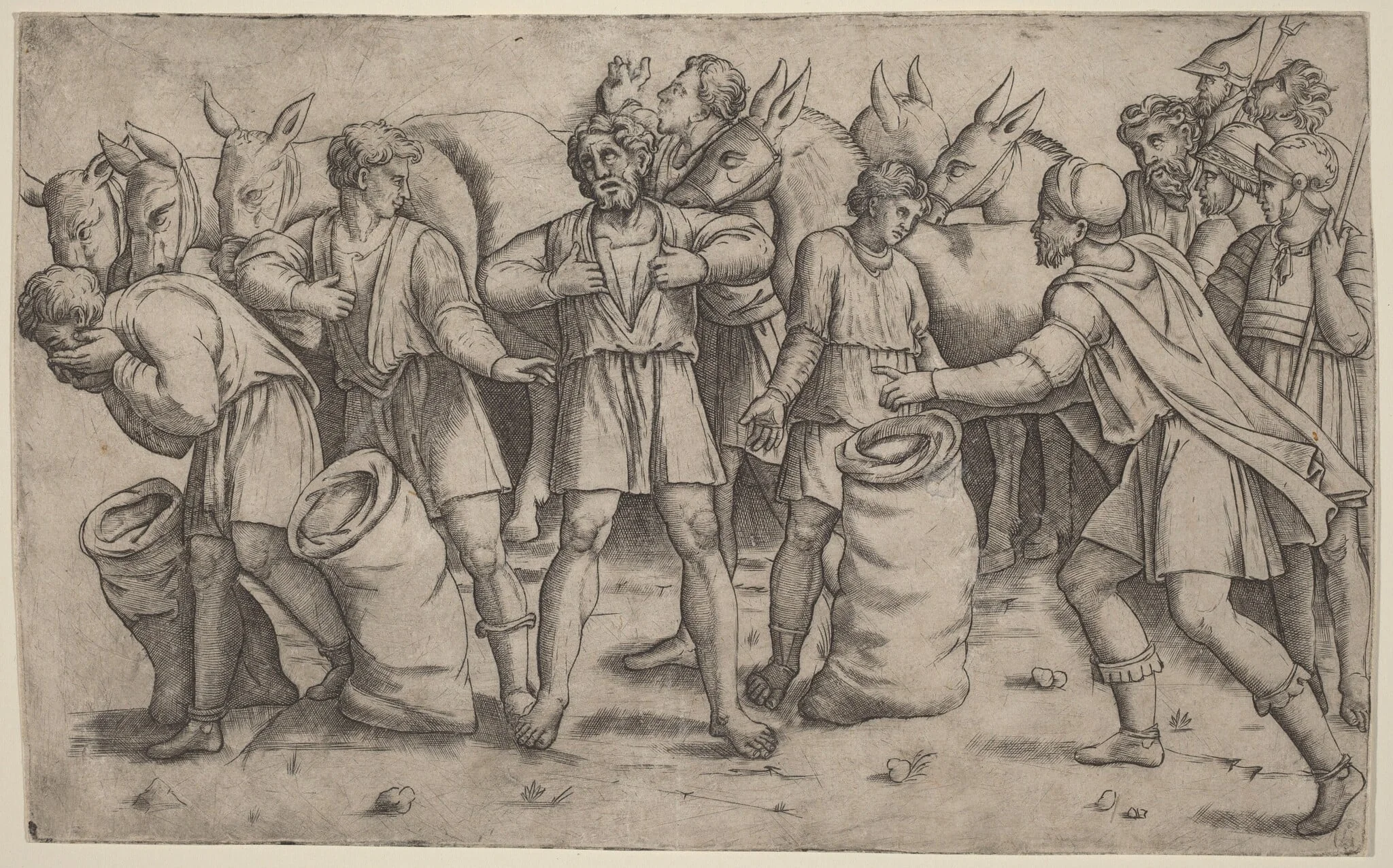Discovery of Joseph's Cup, detail