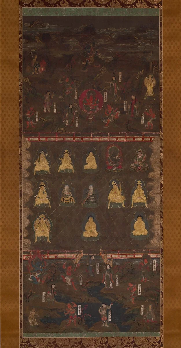 熊野曼茶羅図|Mandala of Kumano Shrine, detail