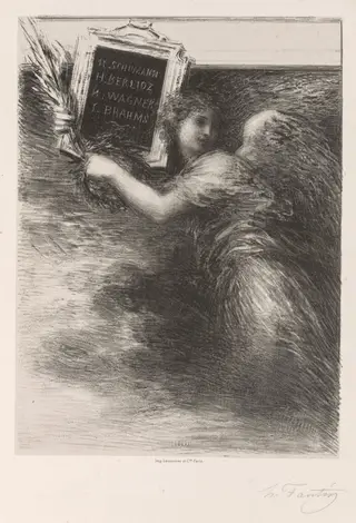 The Genius of Music, by Henri Fantin-Latour, 1881
