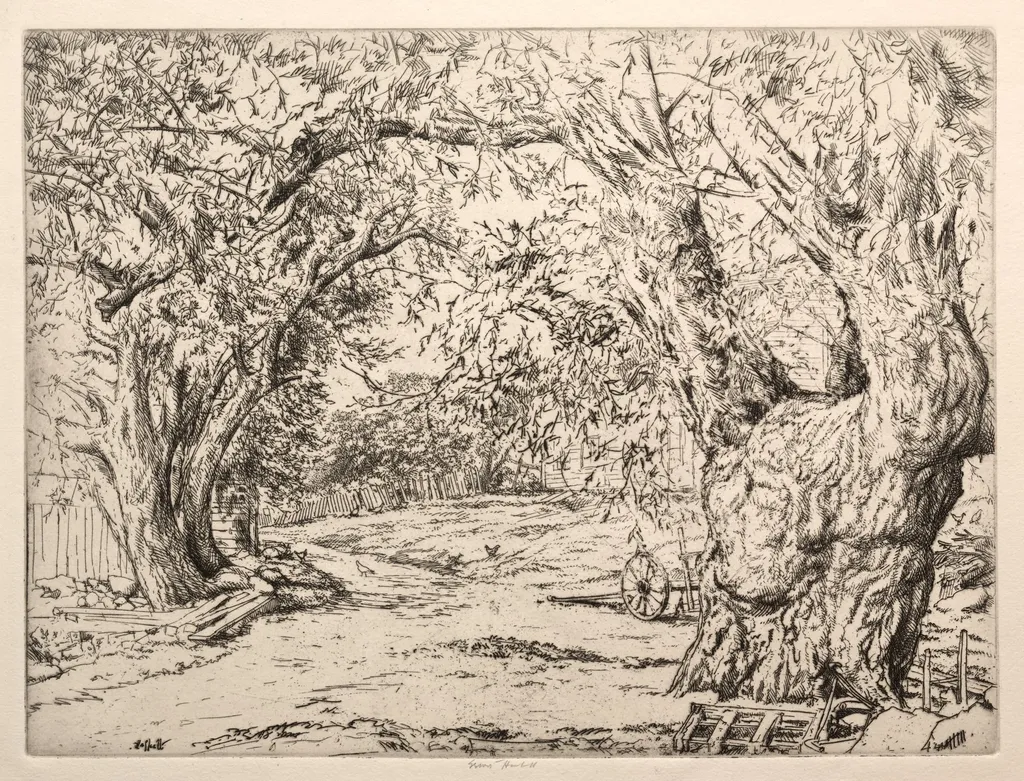 Winnegance Willows, by Ernest Haskell, 1910