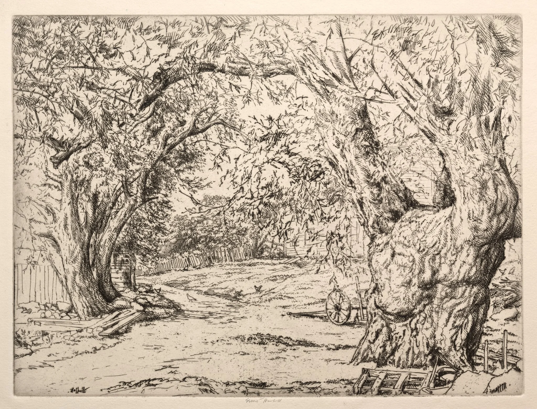 Winnegance Willows, detail