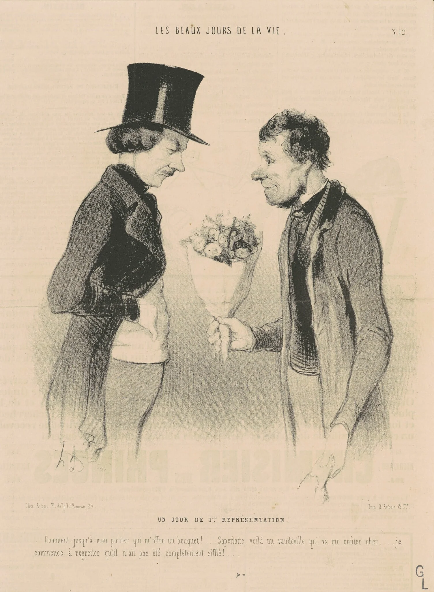 Un Jour de 1ère Représentation, detail