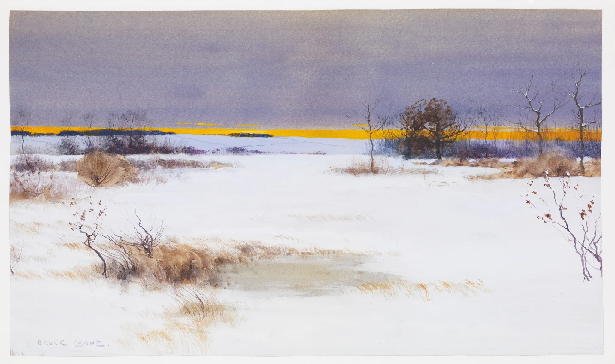 Snow Scene, detail