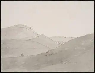Flora's Barrow, by John Baverstock Knight, 1785