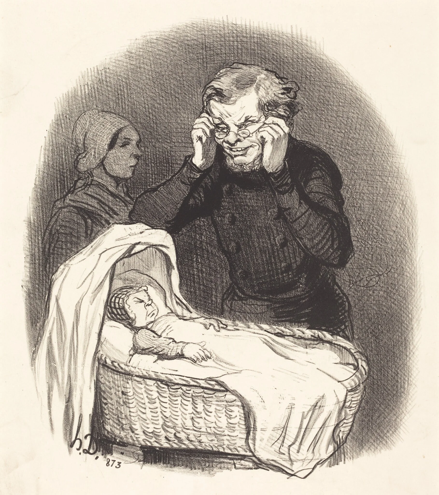 Un Père heureux, detail