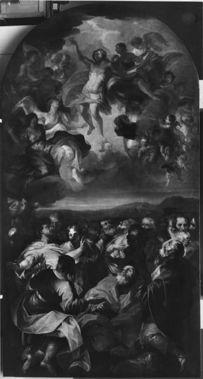 Himmelfahrt Christi, detail