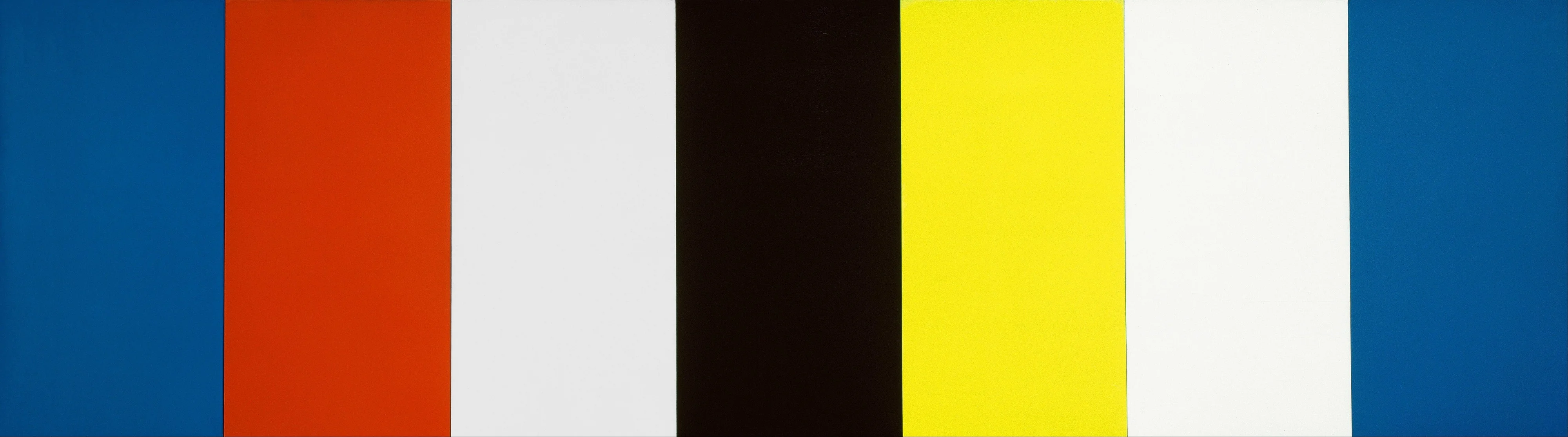Red Yellow Blue White and Black, detail