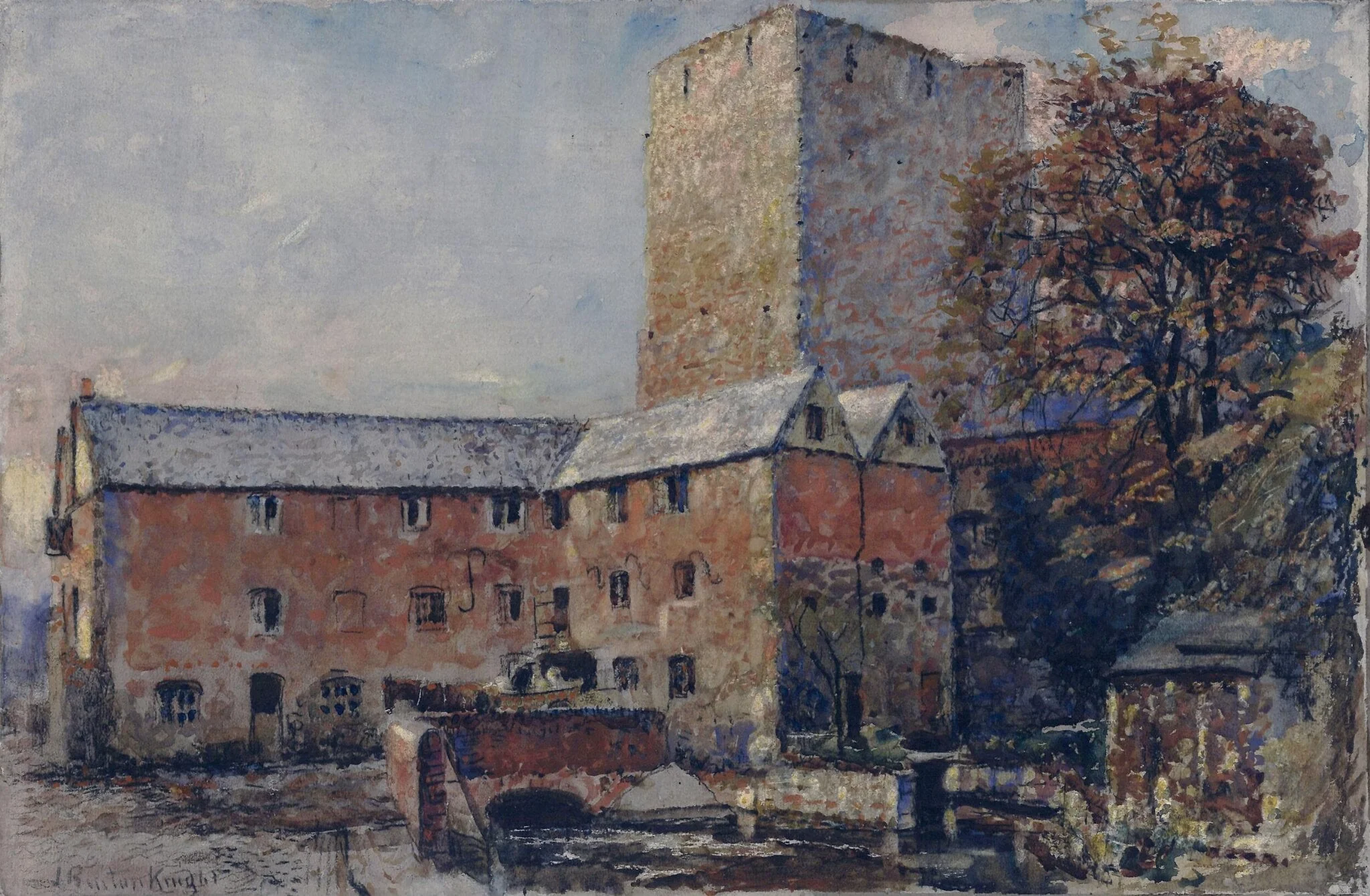 Norman Tower, Old Mill, Oxford, detail