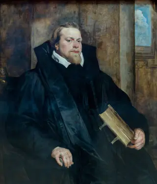 Portrait of Hendrik van Thulden, by Peter Paul Rubens, oil, 1615