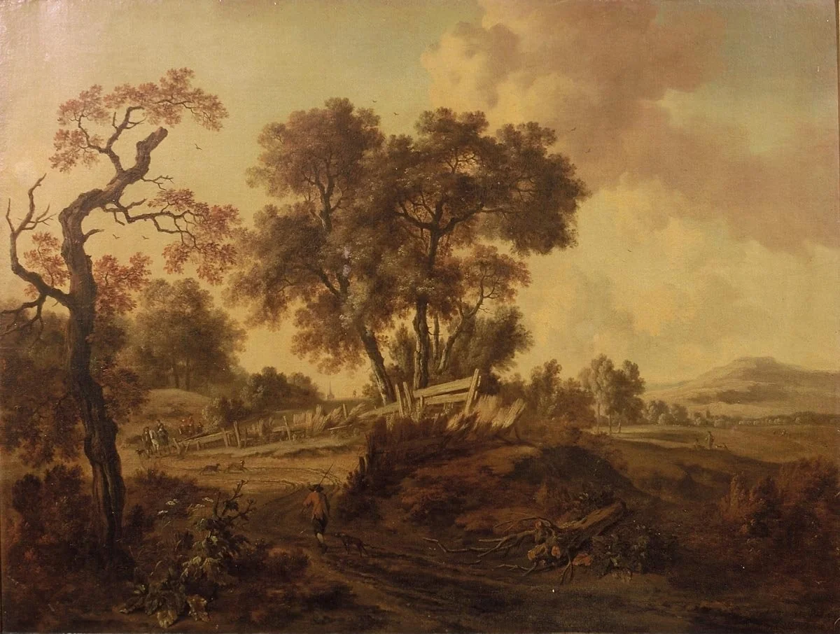 Road in a Dune Landscape, detail