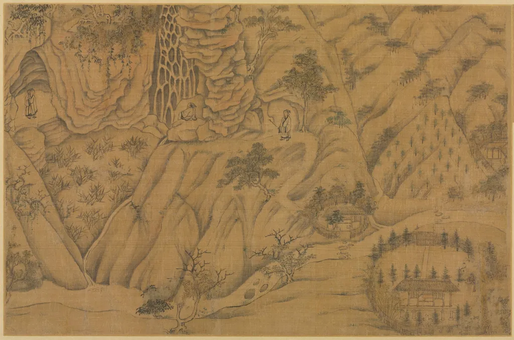 Dwelling in the Longmian ("Sleeping Dragon") Mountains, by Li Gonglin, unspecified