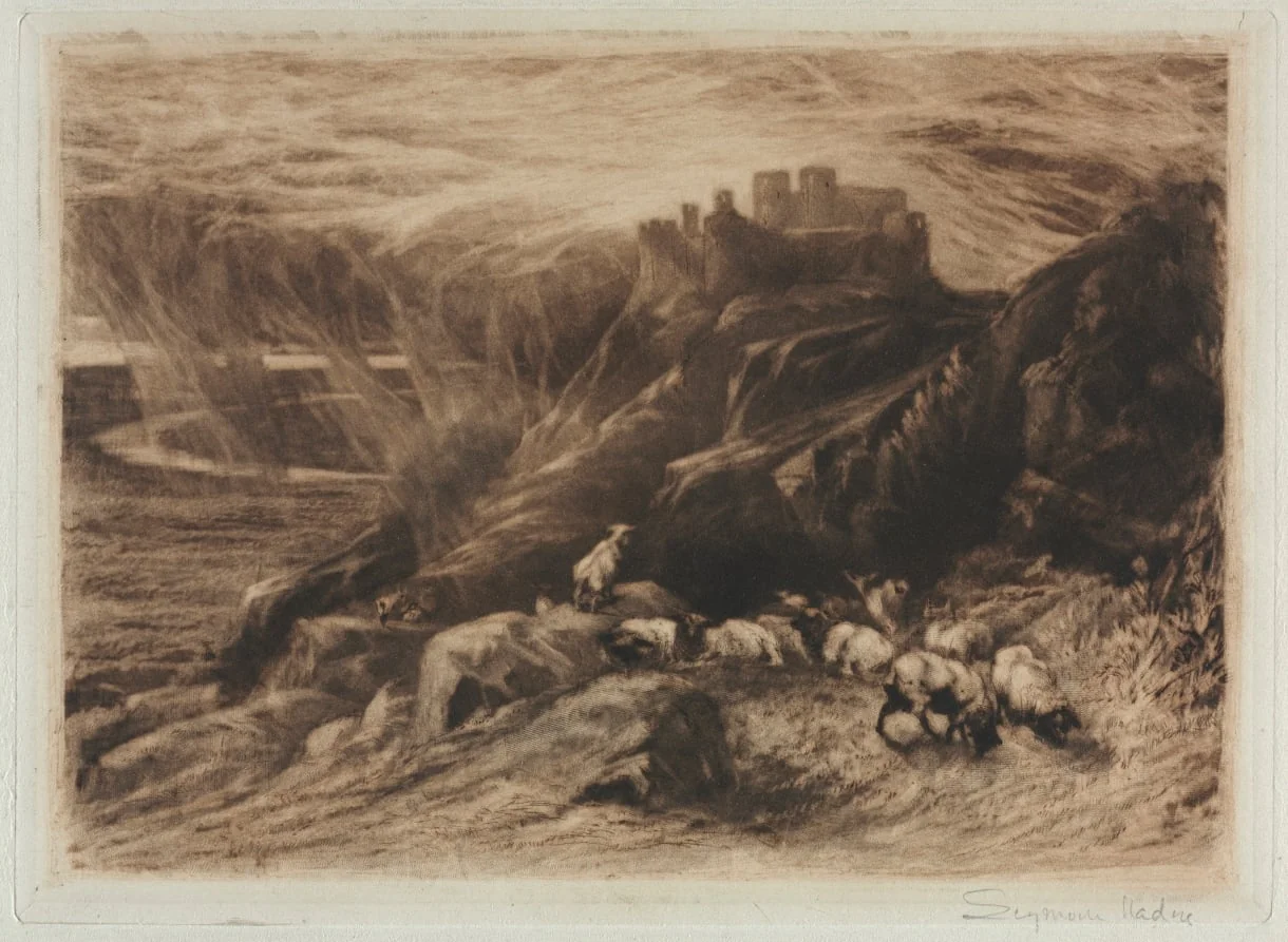 Harlech (A Second Plate), detail