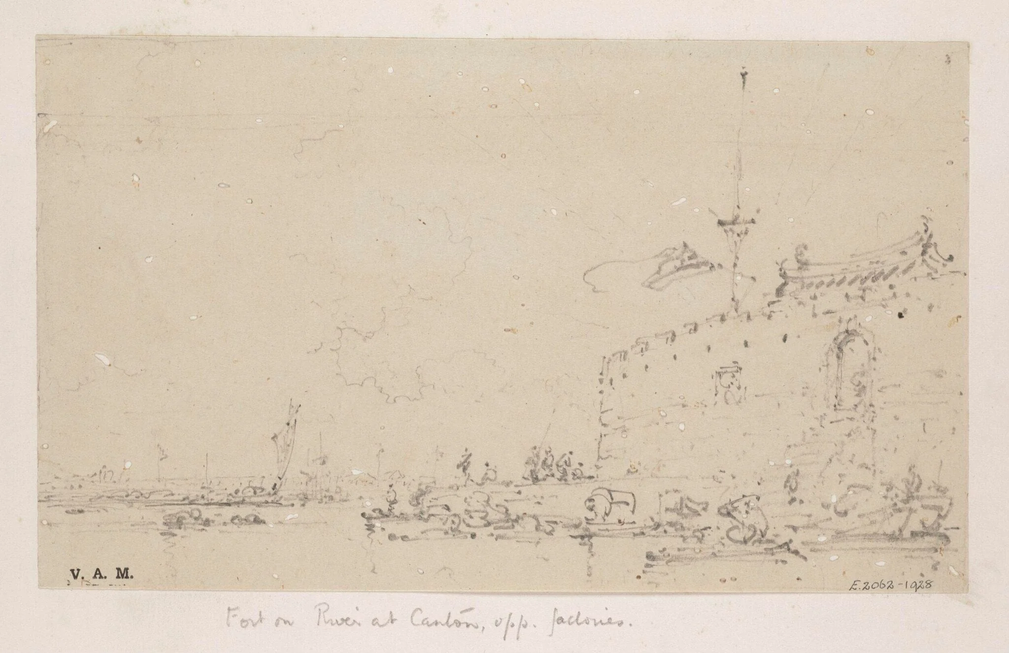 The Red Fort, Canton (Guangzhou), detail