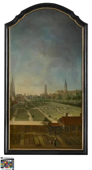 De tuin van de familie Willaeys-Vleys in Groeninge, Brugge, by Jan Anton Garemyn