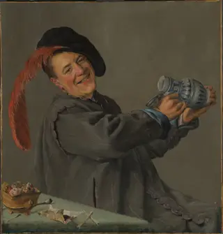 De vrolijke drinker