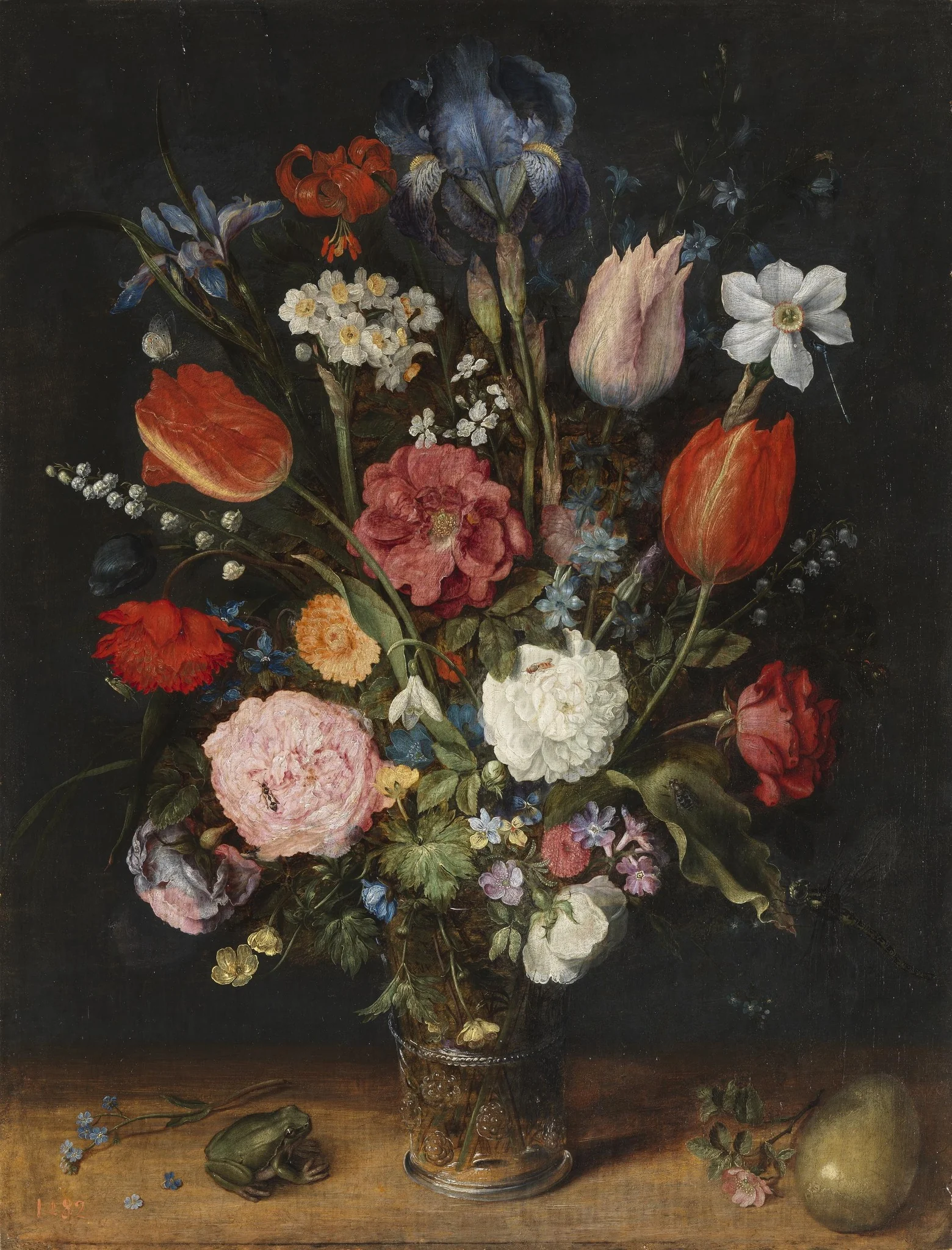 Vase of Flowers, detail