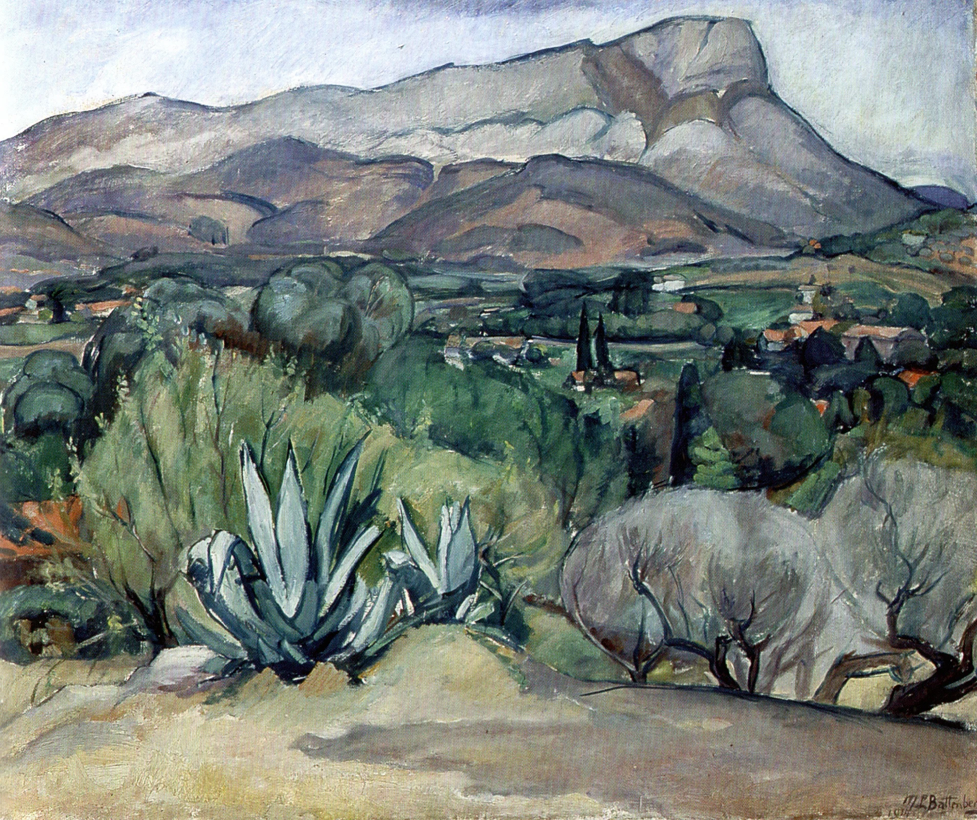 Provence Landscape, detail
