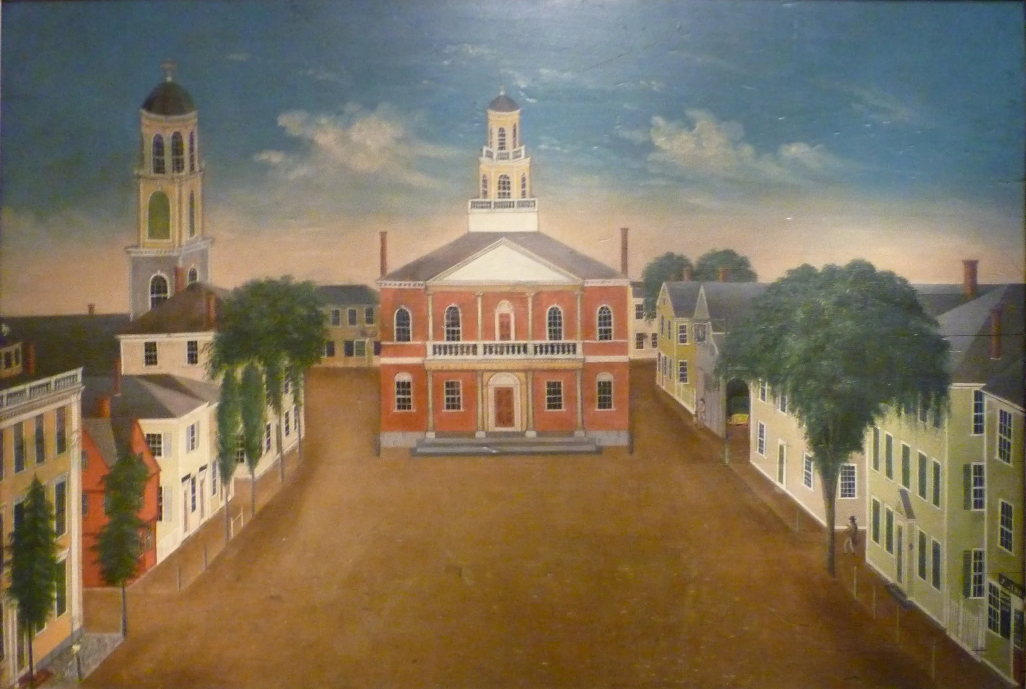 View of Courthouse Square, detail