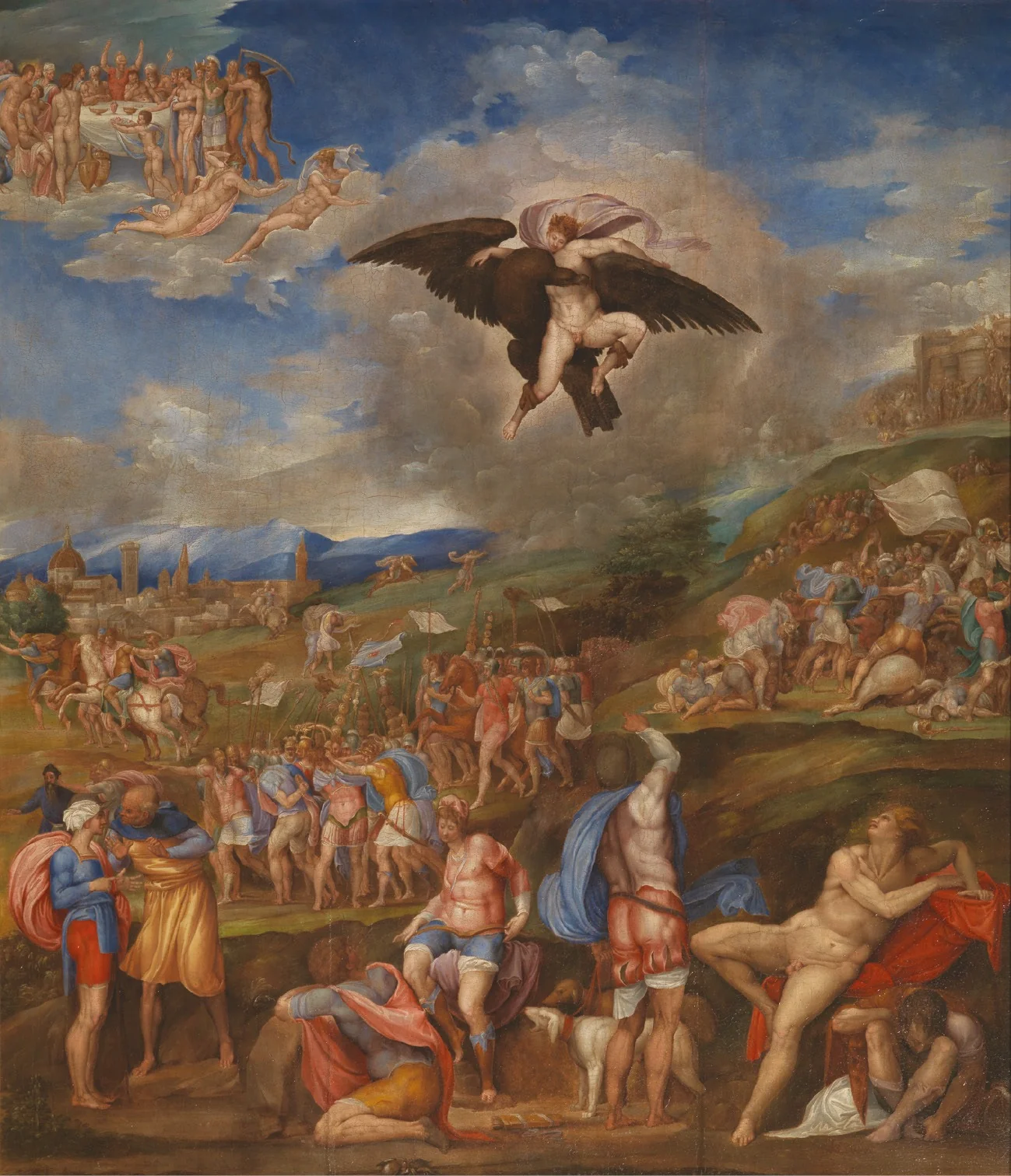 The Battle of Montemurlo, detail