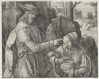 Christ as a Gardener Appearing to St. Mary Magdalen, by Lucas van Leyden, 1519