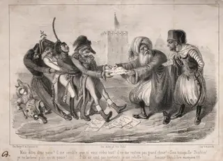 Actualités:  Mais dites donc papa?, by Clémente Pruche, 1840