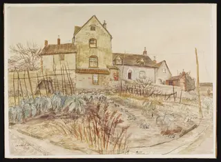 Culver House, Malmesbury, by Puller, watercolor