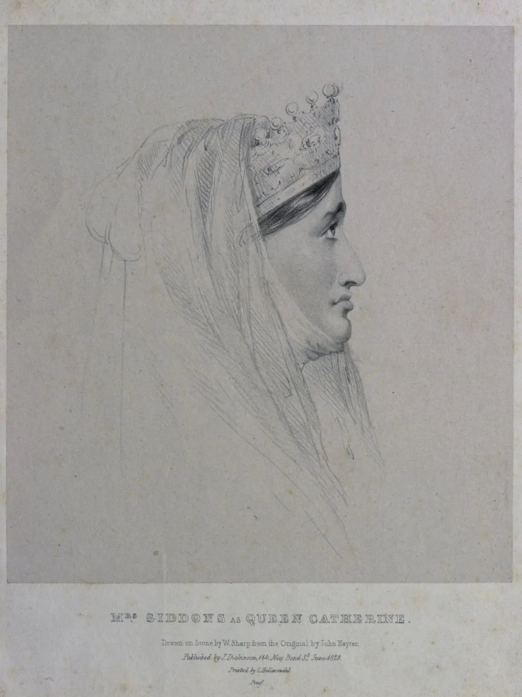 H Beard Print Collection, by John Hayter, 1829