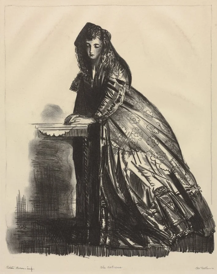 The Actress, detail