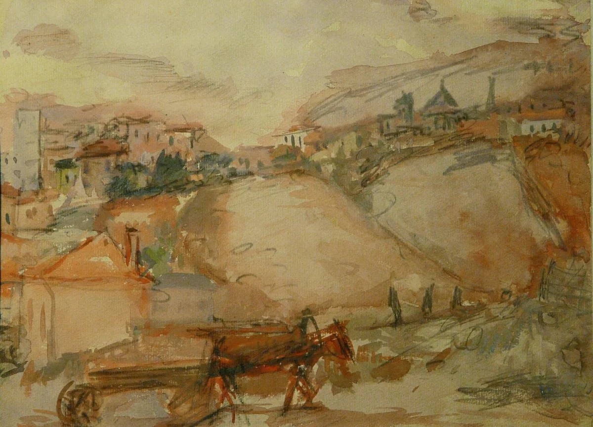 Drum cu căruță, detail