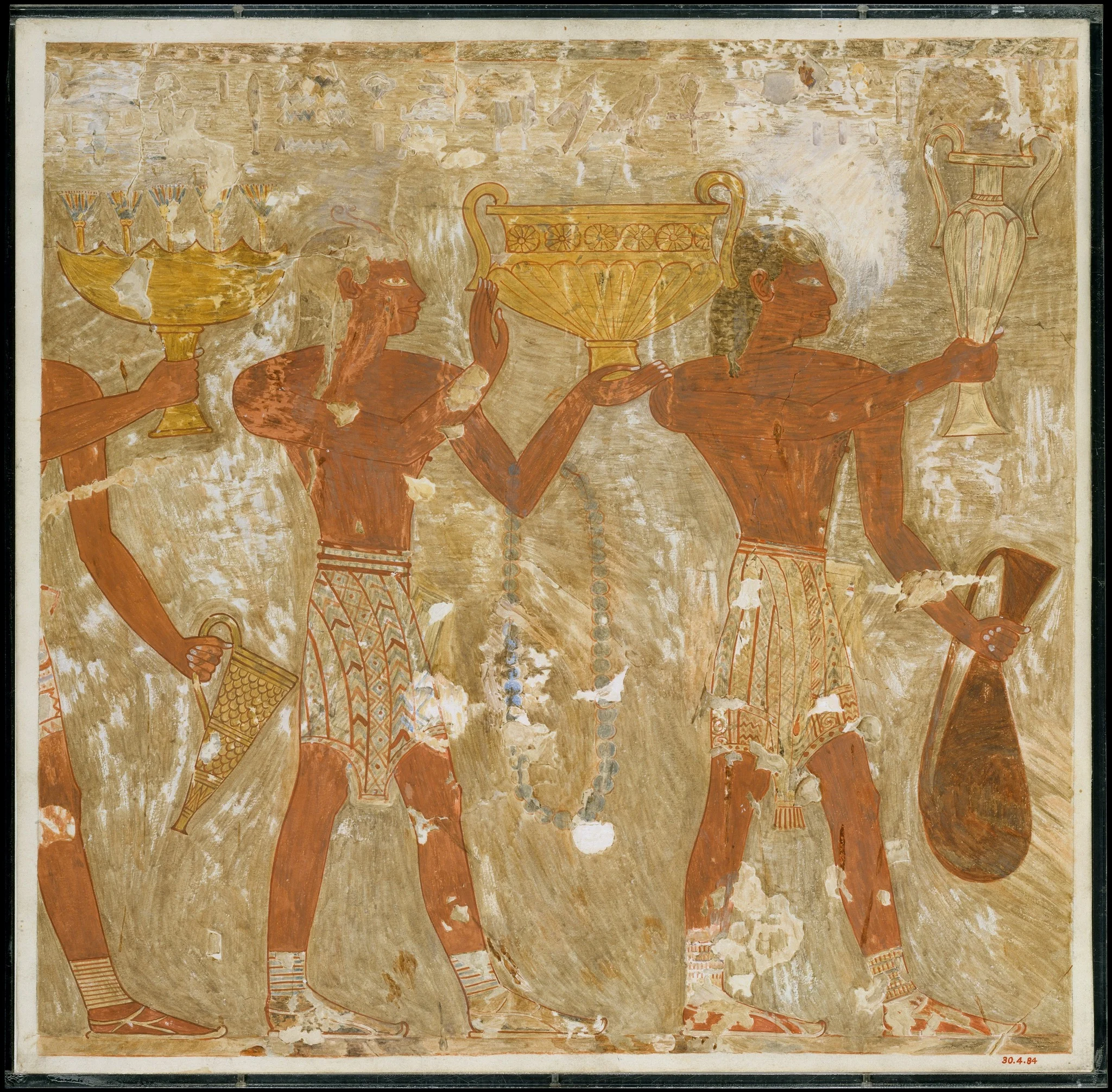Cretans Bringing Gifts, Tomb of Rekhmire, detail