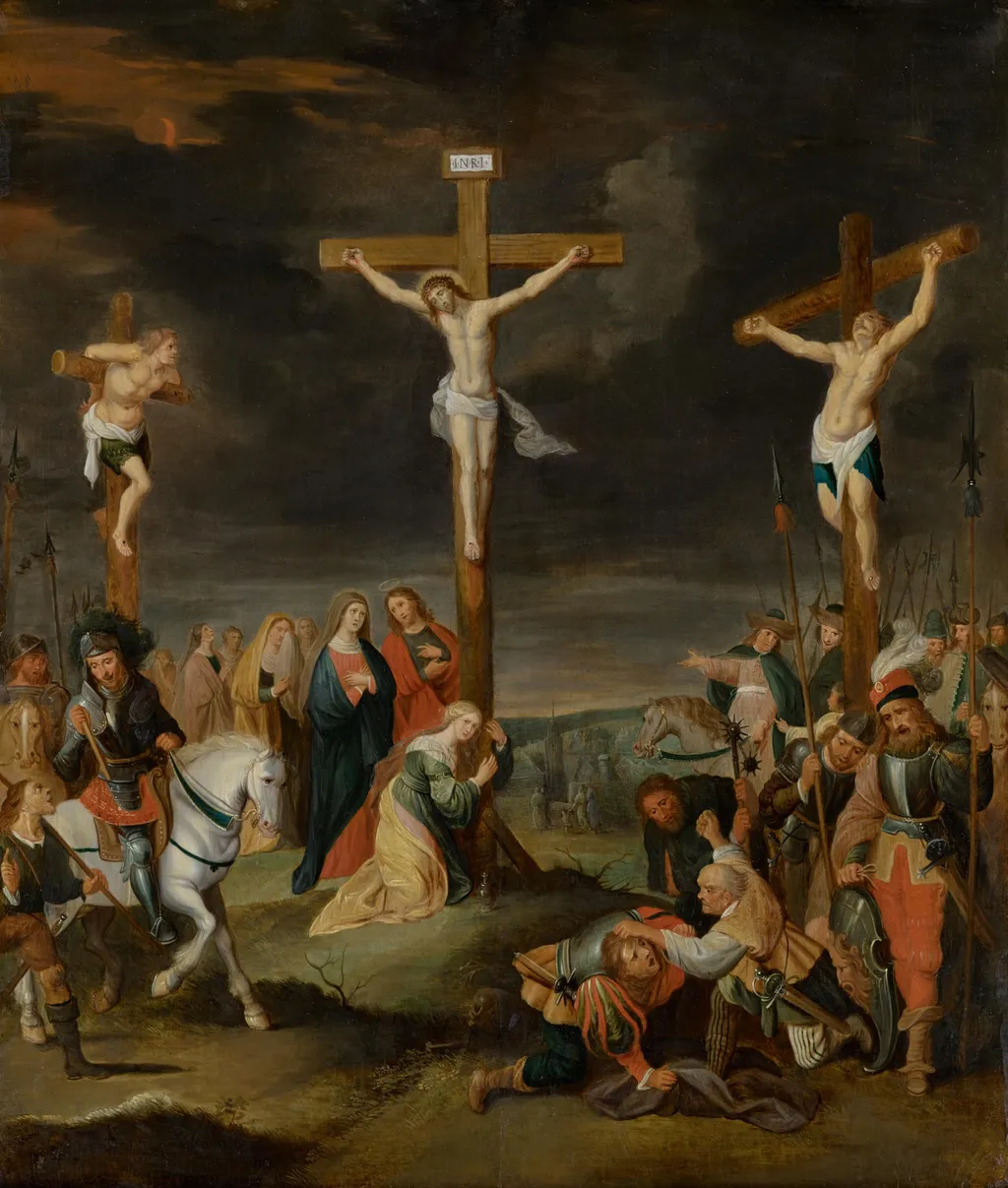 Die Kreuzigung Christi, by Frans Francken the Younger, paint, 1600