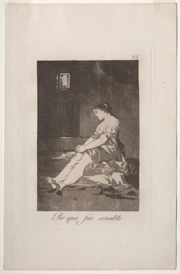 Because She Was Susceptible, Plate 32, detail