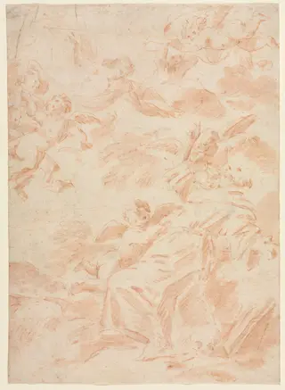 The Stigmatization of Saint Francis, by François Lemoyne, 1704