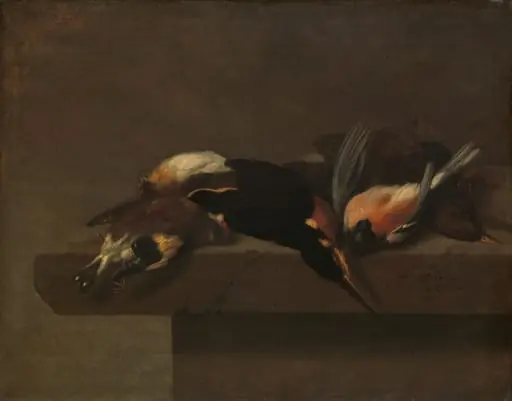 Dead Birds, by Jan Vonck, unspecified, 1651