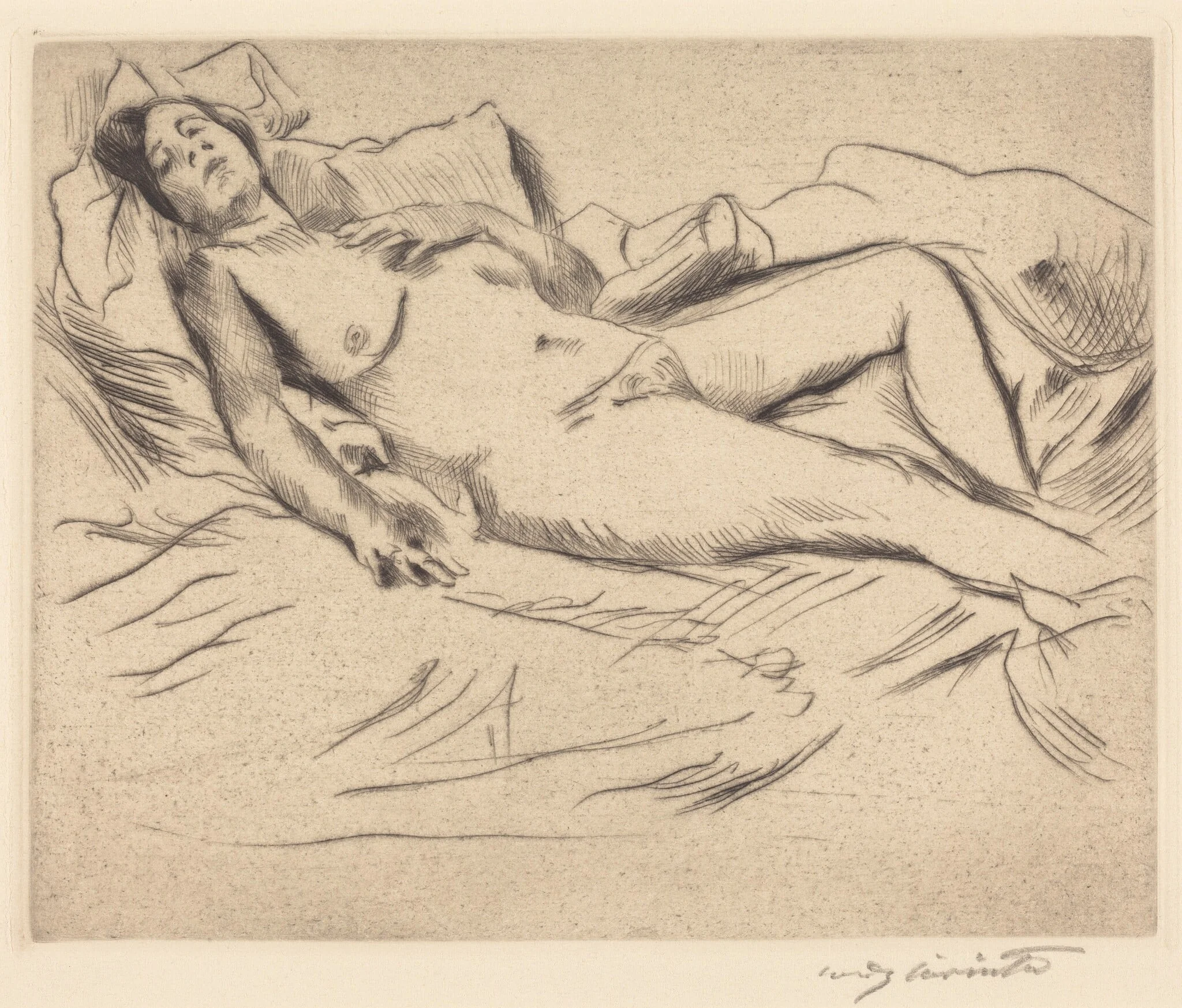 Schlafende (Sleeping Woman), detail